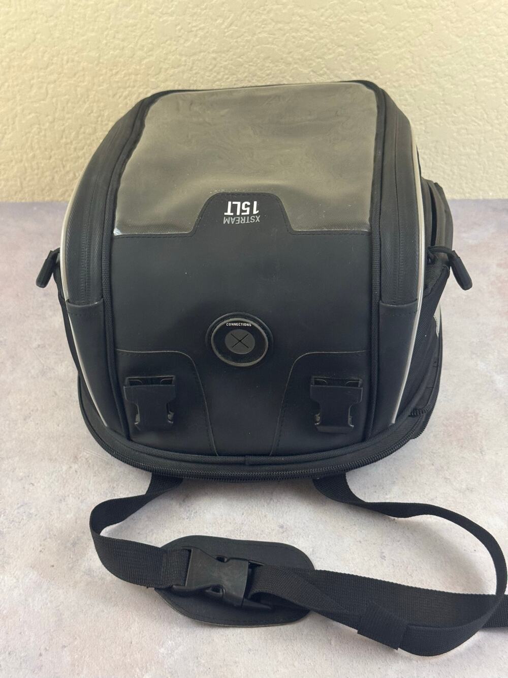 Givi XSTREAM 15L Motorcycle Tank Bag XS307 Black W/Mounting Ring